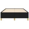 vidaXL Sengeramme uden madras Sort 120x200 cm Stof