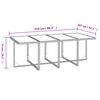 vidaXL spisebordss&aelig;t til haven 9 dele med hynder polyrattan beige
