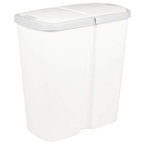 vidaXL Affaldsspand Hvid 48,5 x 28 x 51 cm PP