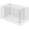 vidaXL gabion-højbed 90x50x50 cm galvaniseret stål