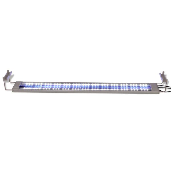 vidaXL LED-akvarielampe 80-90 cm IP67 aluminium