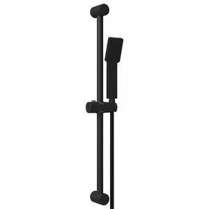 vidaXL Brusersystem s&aelig;t Sort 70 cm Rustfrit st&aring;l