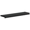 vidaXL Vindueskarm Sort med tr&aelig;struktur 80 x 25 x 4,5 cm PVC