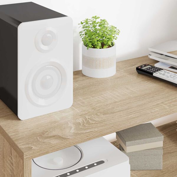 vidaXL TV-skab Sonoma eg 100 x 30 x 40 cm Konstrueret tr&aelig;