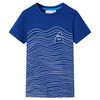 T-shirt til b&oslash;rn str. 140 m&oslash;rkebl&aring;