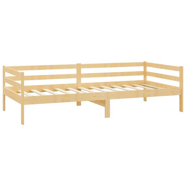 vidaXL daybed med skuffer 90x200 cm massivt fyrretræ