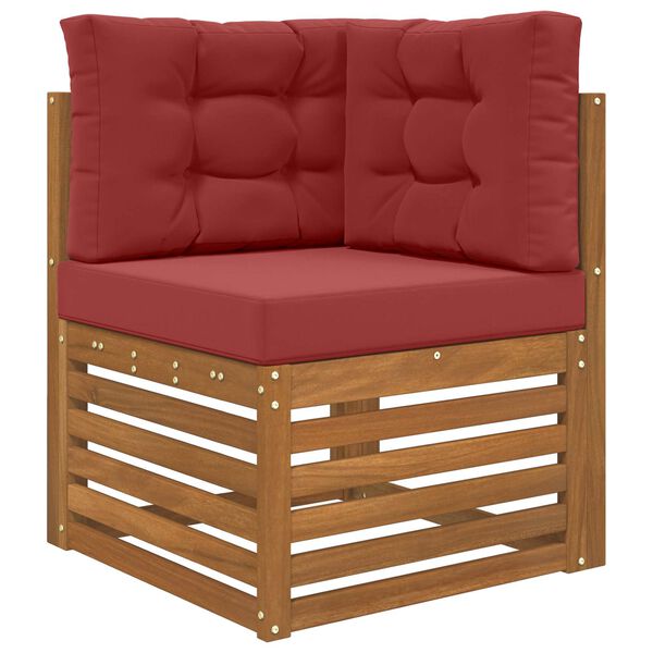 vidaXL Udend&oslash;rs Sofa Pude 3 pcs Vinr&oslash;d Polyester