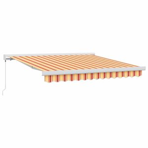 vidaXL Udtr&aelig;kkelig markise Gul og orange 300 x 250 cm