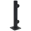 vidaXL parasolholder til &Oslash;32/34/38 mm stang st&aring;l matsort