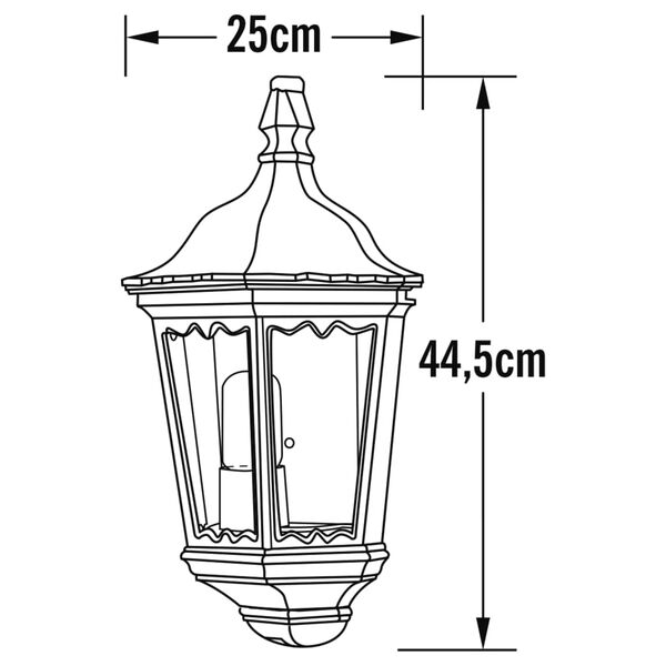 KONSTSMIDE v&aelig;glampe Firenze mat sort