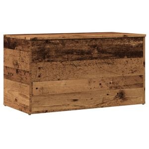 vidaXL opbevaringskasse 84x42x46 cm konstrueret tr&aelig; antikt tr&aelig;look
