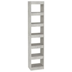 vidaXL bogreol/rumdeler 40x30x198 cm betongr&aring;