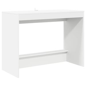 vidaXL Sengebord Hvid Konstrueret tr&aelig; 100 x 45 x 75 cm