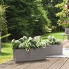 LECHUZA plantekrukke BALCONERA Stone 50 ALL-IN-ONE grå
