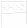 vidaXL udskiftningsgavl 100 cm metal hvid