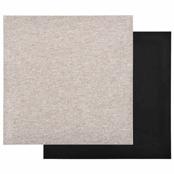 vidaXL T&aelig;ppe 20 pcs Lys beige 50 x 50 cm 100% Polypropylen