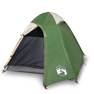vidaXL 2-personers campingtelt vandt&aelig;t kuppel gr&oslash;n