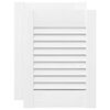 vidaXL skabsl&aring;ger 2 stk. 39,5x29,5 cm lameldesign hvid