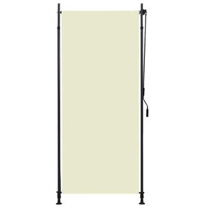 vidaXL udend&oslash;rs rullegardin 100x270 cm cremefarvet