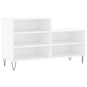 vidaXL skoreol 102x36x60 cm konstrueret tr&aelig; hvid