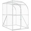vidaXL Kyllingehus S&oslash;lv 200 x 200 x 215 cm Galvaniseret st&aring;l