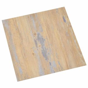 vidaXL Selvkl&aelig;bende Gulvplanker Brun og gr&aring; 30,5 x 30,5 cm 20 stk. PVC