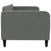 vidaXL daybed 80x200 cm stof m&oslash;rkegr&aring;