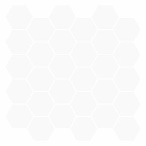 vidaXL Hexagon flise 20 stk. Hvid 30 x 30 cm Polyurethan og PET