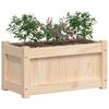 vidaXL plantekasse 60x31x31 cm massivt fyrretræ