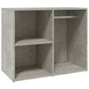vidaXL skab 80x40x65 cm konstrueret tr&aelig; betongr&aring;