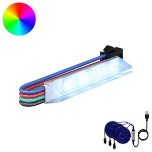 vidaXL LED Strip 2 stk. Sort og flerfarvet Kobber og plastik