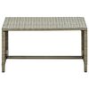 vidaXL sofabord 70x40x38 cm polyrattan beige