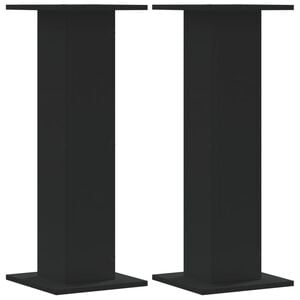 vidaXL h&oslash;jtalerstativer 2 stk. 30x30x80 cm konstrueret tr&aelig; sort