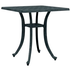 vidaXL havebord 53x53x53 cm st&oslash;bt aluminium gr&oslash;n
