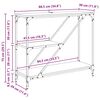 vidaXL Konsolbord Artisan Egetr&aelig; 88,5 x 30 x 75 cm Konstrueret tr&aelig;
