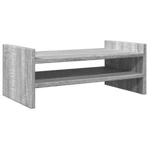 vidaXL sk&aelig;rmholder 50x27x20 cm konstrueret tr&aelig; gr&aring; sonoma