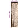 vidaXL insektgardin 56 x 185 cm beige og lysebrun