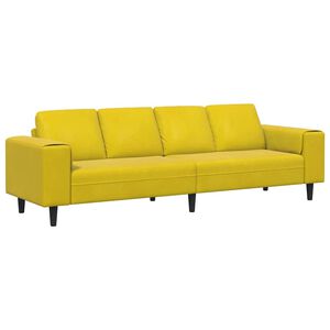 vidaXL Stue Sofa Gul 250 x 77 x 76 cm