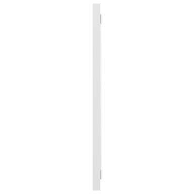 vidaXL badeværelsesspejl 100x1,5x37 cm spånplade hvid højglans