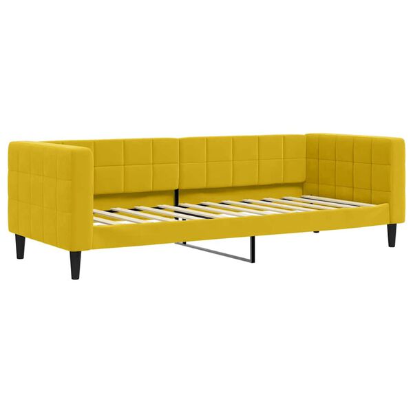 vidaXL daybed 80x200 cm velour gul