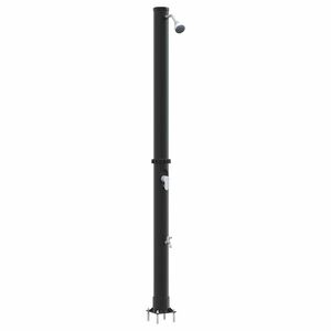 vidaXL Udend&oslash;rs Solbruser Sort 217 cm PVC og Aluminium