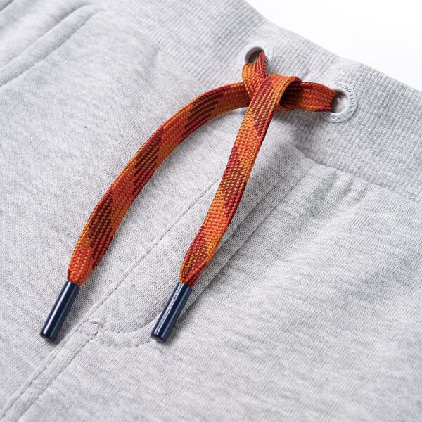 Joggingbukser til b&oslash;rn str. 116 gr&aring;meleret