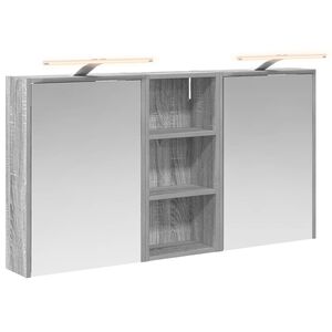 vidaXL Badev&aelig;relsesskabs&aelig;t 3 pcs 116 x 16 x 62,5 cm Konstrueret tr&aelig;