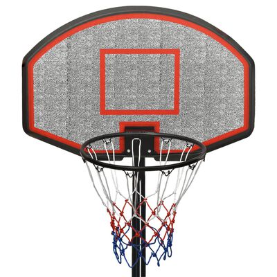 vidaXL basketballstativ 282-352 cm polyethylen sort