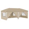 vidaXL Pop-up Festtelt 575 x 288 x 245 cm Cremefarvet