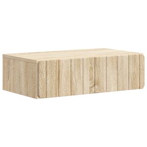 vidaXL V&aelig;gh&aelig;ngt Sideskab Sonoma-eg 59 x 34,5 x 17 cm Konstrueret tr&aelig;