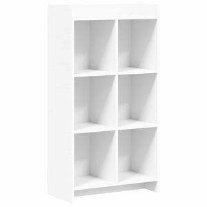 vidaXL Bogreol Hvid 59 x 30 x 111 cm Konstrueret tr&aelig;