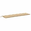 vidaXL hynde til haveb&aelig;nk 200x50x7 cm stof meleret beige