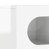 vidaXL TV-skab H&oslash;j gloss hvid 100 x 35 x 40 cm Konstrueret tr&aelig;