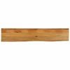 vidaXL bordplade 140x30x3,8 cm naturlig kant massivt mangotr&aelig;